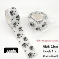 Elastinis piršto ir riešo atraminis tvarstis – Neslystanti lipni apsauga rašymui ir sportui 2.5cm Wide; 4m Long (5 Rolls)