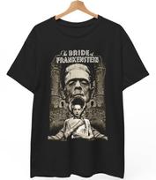 The Bride of Frankenstein T Shirt, FRANKENSTEIN Horror Monster Movie Unisex Tee S