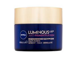 Nivea Luminous 630 Antispot Night Complexion Repair Naktinis veido kremas 50ml pigmentinių dėmių šalinimo priemonė Moterims