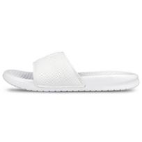 Nike Benassi JDI Rubber Sole Slide Slippers Men's White 801779-114 38.5