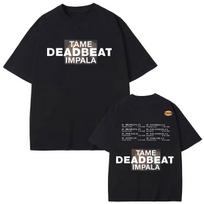 Tame Impala Rock Band Tour T-shirts High Quality Fashion Short Sleeve T Shirts Men Women Clothing Oversized T-shirt S