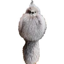 Keychain Pendant Fox Plush Doll Charm Soft Stuffed Key Holder Portable Key Organizer Backpack Bag Accessory