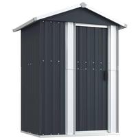 Sodo namelis antracito pilkos spalvos 126 x 97,5 x 177 cm cinkuotas plienas