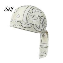 Cooling Bandana Hat Turban Paisley Pattern Elastic Fit Adjustable Straps Comfortable Outdoor Headscarf Breathable Sweat-Wicking Fabric Cycling M