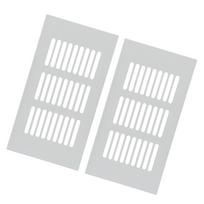 2 Pcs Set Multiple sizes Air Vent Rectangular Vent Plate  Wardrobe Ventilation 80*150mm