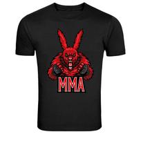 MMA Angry Rabbit Fighter Graphic T Shirt Combat Sport Tee L