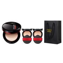 Loreal Paris Fatty Air Concealer, Matte, No Sticking, No Stripping, LOreal Black Fat Cushion 12-Including Replacement Core2 200 Naturally White juoda