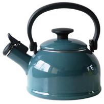 Fuji Enamel Whistling IH Smoke Blue Kettle, Compatible, Cotton, 1.6L, CTN-1.6WK.SB