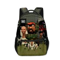 Harajuku Kpop Youthful School Bags Unisex skibidi toilet Travel Bags 3D Print Oxford Waterproof Notebook Shoulder Backpacks auksas