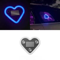 Solar Powered Car Tail LED Light Heart-Shaped Atmosphere Lamp  Vehicle Decoration