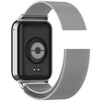Watch Strap For Xiaomi Mi Band 9 / 8 Pro Wristband light Weight Metal Stainless Steel Watch Band For Redmi Watch 4 sidabras