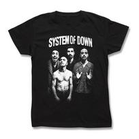 System of a Down  black TShirt cotton  Heavy metal music tee gift for him XL