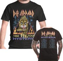Oficialus Def Leppard marškinėlis Hysteria 88 Roko albumo turas Licencijuotas Naujas S dydžio iki 2XL M