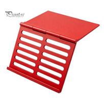 Ergonomic Mahjong Card Holder 1/4Pcs for Table, Under-Mat Slide-in Organizer Stand Stand, Foldable Angled Viewing Display Rack, 3D Printed Table 1pc B raudona