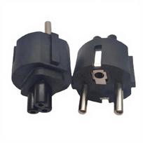 Efficient Power Cord Converters Eu4.8mm to IEC320 C5 Plugs Adapter Dust Proof Cap For Different Electronic Devices juoda