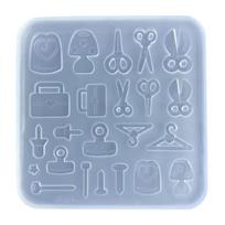 Tennis Shape Resin Mold Playing Card Accessory Small Earring Keychain Charm