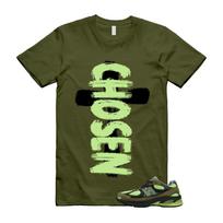 2010 Sea Moss Afterglow Olive Green Black T Shirt Match CHOSEN 2XL