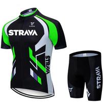 Cross-border hot-selling STRAVA cycling suit, short-sleeved suit, strap cycling suit pants, cycling team version, quick-drying and breathable XS