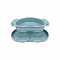 Heart-Shaped Drying Rack & Storage Tray Collapsible Portable Washing Mat  for Travel mėlyna