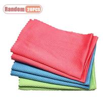 Lint Free Microfiber Glass Cleaning Cloth Streak Free for Window Eyeglasses Windshield Mirror Stainless Steel Fast Dry Reusable
