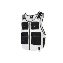 Nike Liemenės Vyriškos Baltos Be Apykaklės Vidutinio Stiliaus Darbiniai Drabužiai DA0500-072 L white