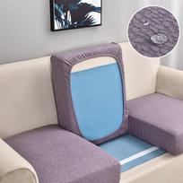 Žakardo sofos sėdynės pagalvėlės užvalkalas, elastingas, vandeniui atsparus sofos užvalkalas svetainės baldams, apsauga augintiniams, vaikams, nuimamas Normal Size (S)-1pc