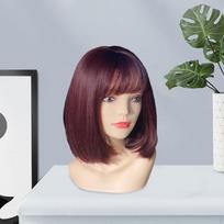 Female Mannequin Head with Shoulder,Wig Stand Makeup,Beauty Accessories,Realistic PVC Model for