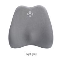 Memory Foam juosmens atrama pagalvė laikysenai koreguoti ir patogumui 6298 Smiley Lumbar Light Gray