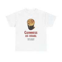 Guinness Alaus Derliaus Marškinėliai Unisex Storo Medvilnės T-shirt Dovana S brown