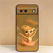 Tung Tung Tung Sahur rašto telefono dėklas Google Pixel 10 9a 9 8A 8 7 7A 6 6A Pro XL 2024 5G juodas minkštas TPU silikonas Google Pixel 6a