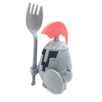 Boiled Egg Cup Holder Knight Design Easy to Clean Reusable Hard Plastic Egg Holder with Spoon Kids Toys B