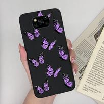 For POCO X3 Case For Xiaomi Poco X3 Pro Phone Case Flower Girl Heart Cute Back Cover For Xiaomi Poco X3 NFC X 3 X3Pro Global Poco X3