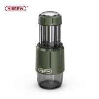 HiBREW 2-in-1 nešiojamas kavos aparatas H4D karštas ir šaltas jūreivio veiksmo espreso aparatas, tinkamas kapsulėms ir maltiems, rankinio presavimo virimo aparatams žalia