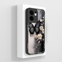 Dėklas OPPO Reno13F 13Pro Meilės Širdelė Kačiukas Apsaugantis nuo Kritimo Minimalistinis Apsauginis Lengvas Galinis Dangtelis Reno 13 Pro 13FS Coque Reno 13 gray