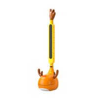 Instrument Toy Clear Sound Cartoon Cute Shape Multiple Play Method Rich Function Adjustment Music Enlightenment Portable Japanese Otamatone geltona
