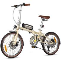 MAXTRON Smart-20 36V 5.2Ah Folding Electric Bicycle:20-inch wheels,250W power,with a maximum range of up to 40 kilometers. pilkšvai balta
