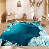 3D baseino kilimas Gilaus vandens žuvų tvenkinio kilimas svetainei, miegamajam, namų dekorui Grindų kilimėlis Neslystantis sofos kilimėlis Durų kilimėlis Dovanos 40x60cm