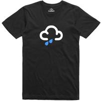 Weather Symbol Unisex T-Shirt Lightning Sunny Snow Rain Sun Print Multi Choice XXL