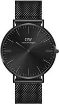 Laikrodis Daniel Wellington Classic Mesh Onyx Juodas DW00100632