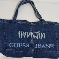 STRAY KIDS GUEST Hyunjin išgraviruota džinsinė rankinė vaikams