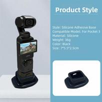Portable Silicone Adhesive Base Holder Stable Handheld Gimbal Stand for DJI Pocket 3 Car juoda