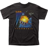 Def Leppard Pyromania Mens T Shirt Music Classic Concert Rock Band Tee New Black S