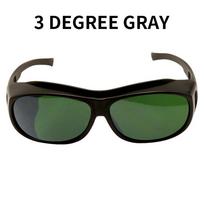 Laser Safety Glasses Anti Laser Anti Strong Light UV Arc Welding Labor Protection High Quality YHLB YHLB-007-HMJ Full-Frame (Green,degree gray 3)