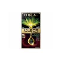 Loreal Paris Zhencui Essence Oil Hair Dye Cream-3.60 Walnut Bean Brown 60g hair dye  60g application milk  gloves  shawl  hair dye comb  color palette juoda