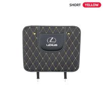 Automobilio sėdynės atlošo apsauga nuo spyrių Automobilio interjero aksesuarai Lexus F SPORT IS250 IS200 CT200h GS300 LS430 RX450h LX570 IS300 geltona