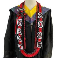 2026 Bachelor Degree Ceremony Cord Polyester Braided Sash With Lei Tassels Academic Tradition Accessory