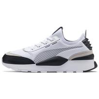Puma RS-0 Core Unisex White Black Low Top Casual Shoes Fabric Sporty 369601-08 35.5