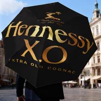 Hennessy Xo Umbrella Folding umbrella, automatic umbrella 8-Frame for Travel, camping Use Gift for Halloween Christmas