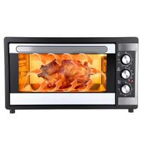 Cooking Oven Large 46L Convection Toaster Oven, 9-in-1 Kitchen Countertop with Crispy Hot Roast, Dehydrate, Rotisserie, Includes 6 Accessories, 1500W, EU