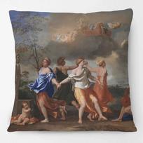 Graikų mitologijos dievai Venera Grožis Pagalvės užvalkalai Europos retro vintažinis stilius Miegamojo dekoratyvinis pagalvės užvalkalas Peach skin 18*18(CM)-1Pcs
